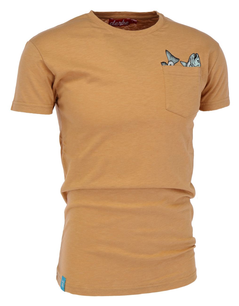DERBE HAMBURG M-04-TSFL-TASCHENFISCH Herren T-Shirt